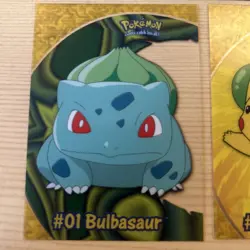 Pokemon TV Animation Edition 2 Topps PC1-5 2000 Complete Chase Clear Card Set - Image 4