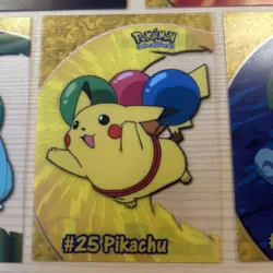 Pokemon TV Animation Edition 2 Topps PC1-5 2000 Complete Chase Clear Card Set - Image 5