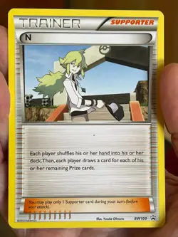 POKEMON N TRAINER BW100 PROMO BLACK STAR NM CARD - Image 1