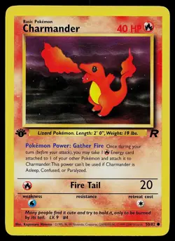 Pokemon Team Rocket 50/82 Charmander Pokemon Card 1st Edition - Image 1