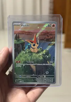 Victini Scarlet & Violet Promo Cards 208 Illustration Rare Pokemon Card - Image 1
