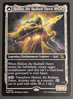 MTG Card - 1x Heliod the Radiant Dawn - March of the Machine - NM Showcase Magic - Image 1