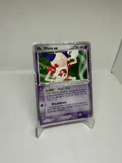 Pokemon TCG Mr. Mime EX FireRed LeafGreen Card 110/112 LP - Image 3