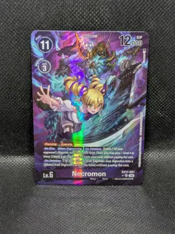 Digimon Card Game Necromon (Alternate Art) Super Rare Dawn of Liberator EX11-051 - Image 1