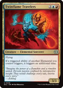 MtG Twinflame Travelers U 0248 Lorwyn Eclipsed Regular Uncommon - Image 1