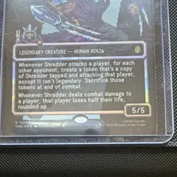 Wizards of the Coast Shredder, Shadow Master Foil TMNT 0088 Rare Blue Black - Image 3