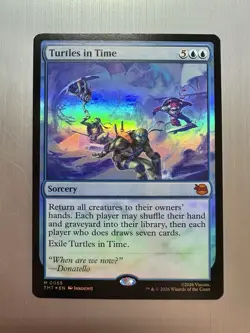 Turtles In Time - 55 - MTG: Teenage Mutant Ninja Turtles - Mythic - Foil - Image 1