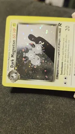 Pokemon Dark Magneton TCG Holo Rare Card 11/82 Unlimited - Image 2