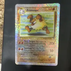 Pokemon Primeape Holo 1999 Wizards of the Coast Lot of 2 Cards - Image 1