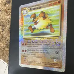 Pokemon Primeape Holo 1999 Wizards of the Coast Lot of 2 Cards - Image 2