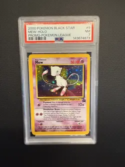 1999 POKEMON GAME #10 MEWTWO-HOLO PSA 7 - Image 1