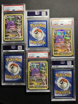 6 Slabs PSA 9 EN 2022 POKEMON SWORD & SHIELD LOST ORIGIN #TG06 FULL ART/GENGAR - Image 2