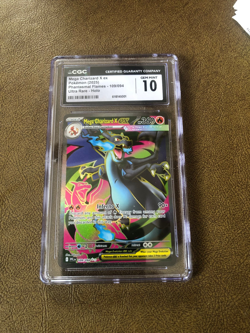 2025 POKEMON PFL EN-PHANTASMAL FLAMES ULTRA RARE #109 MEGA CHARIZARD X EX PSA 10 - Image 1
