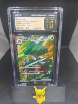 Pokemon Torterra ex SR Full Art 084/071 Japanese Wild Force CGC Pristine 10 ! - Image 1