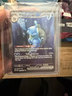Pokemon Scarlet & Violet 151 - Blastoise ex 200/165 SIR (NEAR MINT) - Image 1