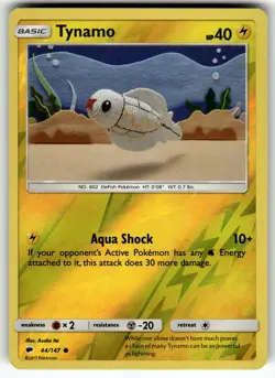 Tynamo 44/147 SM - Burning Shadows LP Pokemon Card TCG - Image 1