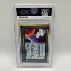 2000 Topps Pokemon TV #EP22 The Tower of Terror Gengar Foil Series 2 PSA 9 - Image 2