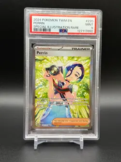 Perrin 220/167 Pokemon TCG Sv06: Twilight Masquerade Full Art SIR PSA 9 - Image 1