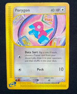 Pokemon TCG Porygon Aquapolis 103a/147 Regular (HP) - Image 1