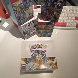 Pokemon Booster Box Lot Journey Together Destined Rivals White Star Blazing Spa… - Image 1