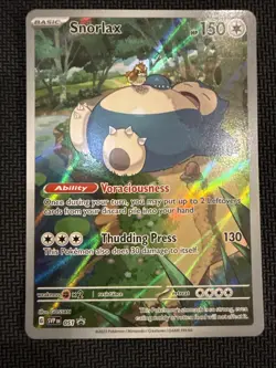 Pokemon Snorlax 051 from ETB 151 S&V/Sw&Sh NM Condition Promo Black Star ENG NM - Image 1