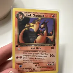 Pokemon - Dark Charizard 21/82 Team Rocket WOTC Non-Holo - 1st Edition - Image 1