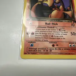 Pokemon - Dark Charizard 21/82 Team Rocket WOTC Non-Holo - 1st Edition - Image 4