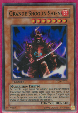 GRANDE SHOGUN SHIEN • (Great Shogun Shien) • Super R • STON IT013 • #2 • Yugioh - Image 1