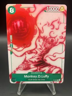 • Monkey.D.Luffy • P-061 Film Starter Deck 16 GREEN Uta One Piece TCG NM - Image 3