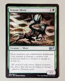Venom Sliver - Core Set 2015 #205 Uncommon - Near Mint - Magic the Gathering - Image 1