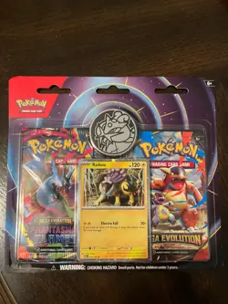 Pokemon Raikou 2-Pack Blister W/ Card + Coin. Phantasmal/Mega Booster - Image 1