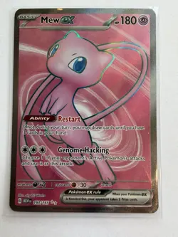 Pokemon Scarlet and Violet 151 Mew EX Ultra Rare Card NM-Mint 193/165 - Image 1