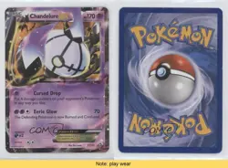 Chandelure EX Pokemon Black & White Legendary Treasures #77 READ 0jp9 - Image 3