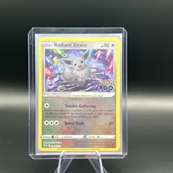 Radiant Eevee SWSH230 Pokemon Go Holo Pokemon Card - Image 1