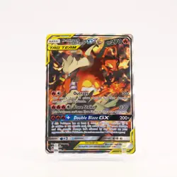Reshiram & Charizard GX - SM201 Black Star Promo Alternate Art Pokemon - MP - Image 1