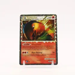 Typhlosion - HGSS09 Black Star Promo Holo SWIRL Pokemon - LP/MP - Image 1