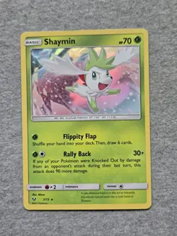 Shaymin 7/73 Holo Rare Shining Legends Pokemon TCG - Image 1