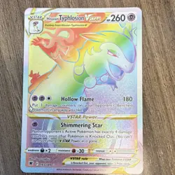 Pokemon Hisuian Typhlosion VSTAR Secret Rare Holo 193/189 Swsh10 260 HP - Image 1