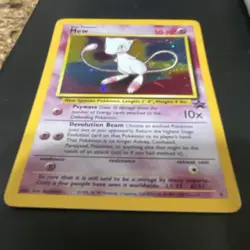 Pokemon TCG Mew 09/53 Wotc Promo Holo Basic Psychic 50 HP Psywave - Image 4