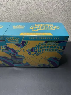 Lot of 4 Pokemon Mega Evolution Ascended Heroes Elite Trainer Box ETB SEALED - Image 3