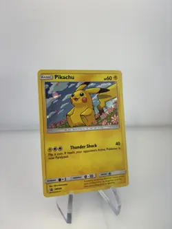 Pokemon TCG Pikachu Sun And Moon Black Star Promo SM206 NM - Image 2