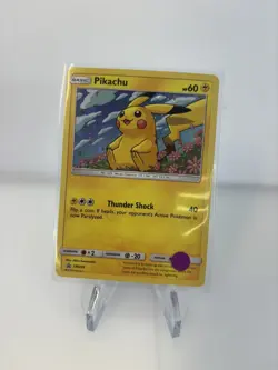 Pokemon TCG Pikachu Sun And Moon Black Star Promo SM206 NM - Image 4
