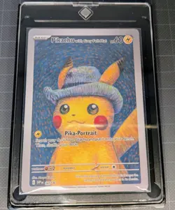 Pokemon Card "Pikachu with Grey Felt Hat" (Van Gogh Pikachu) Promotional Card - Image 1