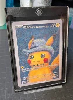 Pokemon Card "Pikachu with Grey Felt Hat" (Van Gogh Pikachu) Promotional Card - Image 2