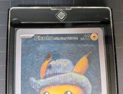 Pokemon Card "Pikachu with Grey Felt Hat" (Van Gogh Pikachu) Promotional Card - Image 3