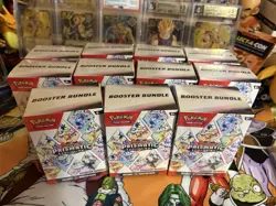 Pokemon S&V Prismatic Evolutions Booster Bundle Lot of 11 Boxes New Sealed - Image 1