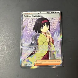 Pokemon Erika's Invitation 196/165 Pokemon 151 Full Art NM/M - Image 1