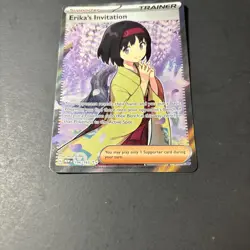Pokemon Erika's Invitation 196/165 Pokemon 151 Full Art NM/M - Image 2