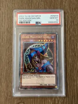 2024 Yu-Gi-Oh! DARK MAGICIAN GIRL Quarter Century Secret Rare MP24-EN009 PSA 10 - Image 1