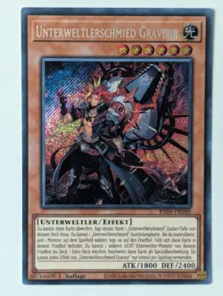 Unterweltlerschmied Graveur RA04-DE049 Secret Rare DE NM YUGIOH - Image 1